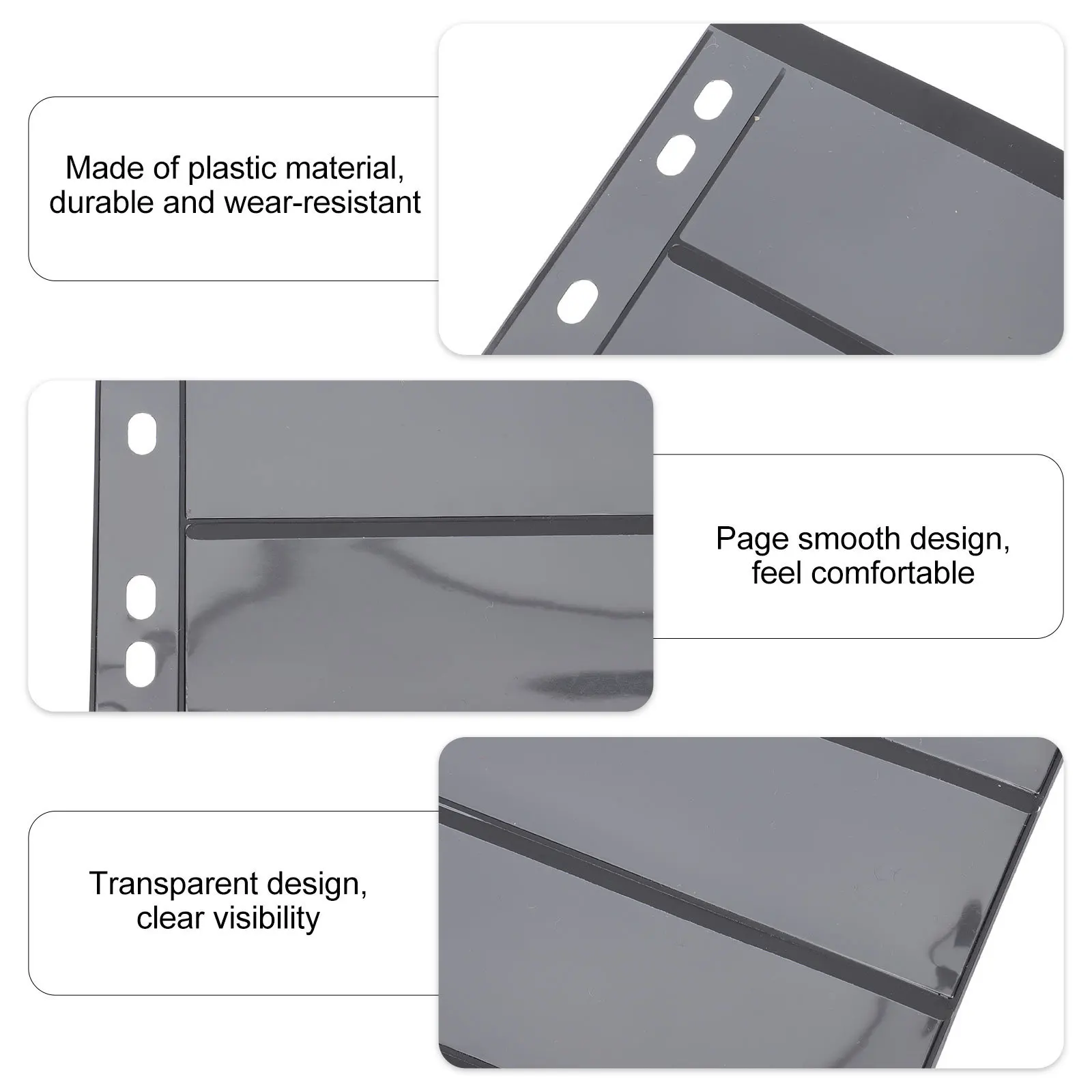 

10 шт. альбомов для коллекционирования марок с прозрачными многоразовыми страницами, идеально подходят для хранения и организации принадлежностей коллекционера марок