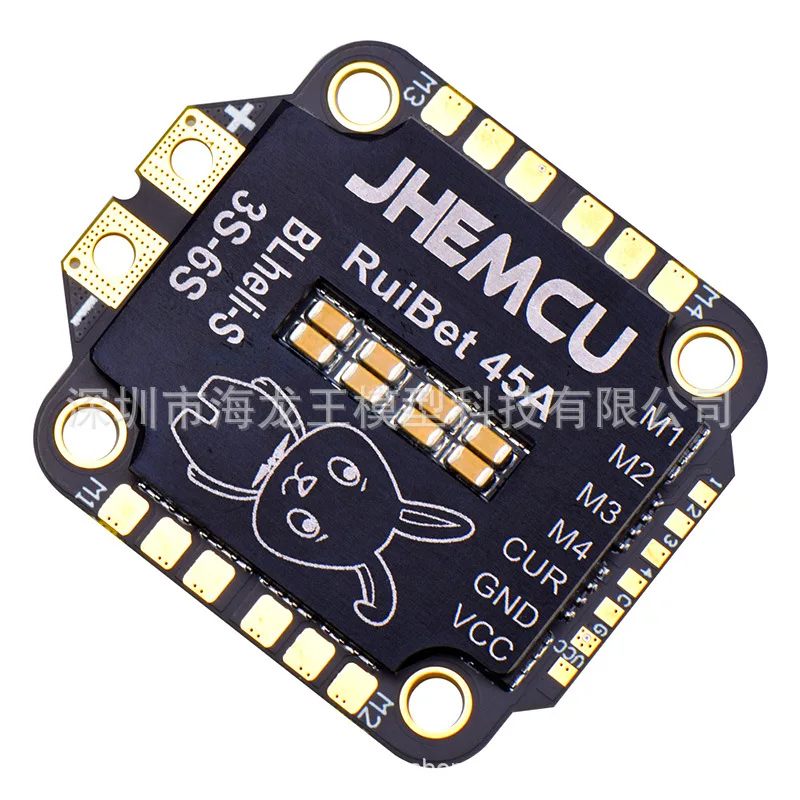 JHEMCU RuiBet 45A 55A 3-6S Dshot600 BLHELI_S 4-в-1 ESC