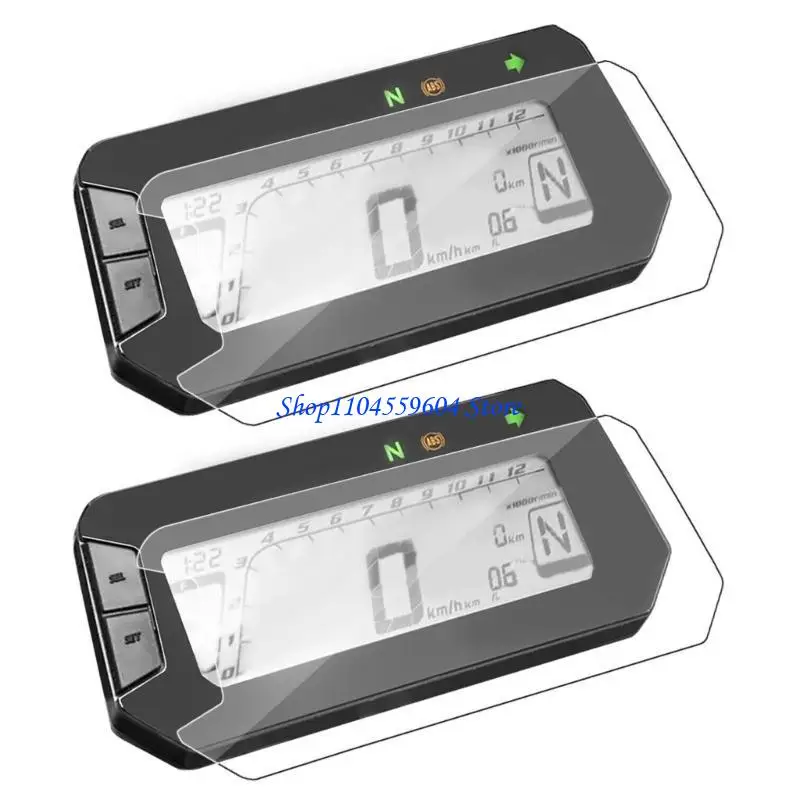

12QM Motorcycles Instrument Cluster Scratch Film Dashboard Protector