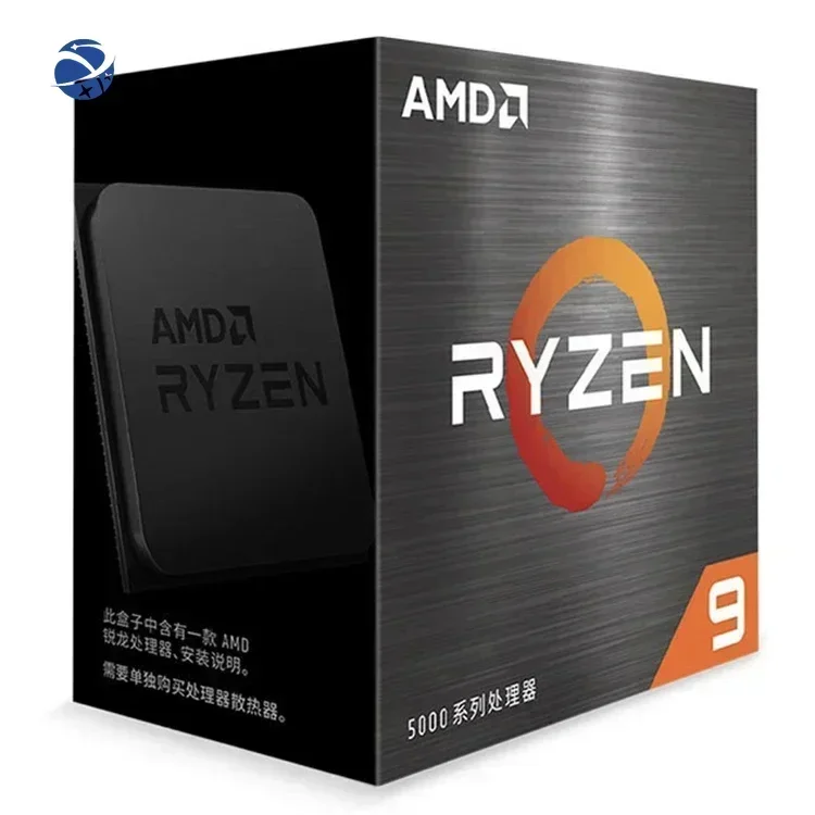 AMD Ryzen 9 5900X with Socket AM4 3700 Frequency Radeon Vega Graphics Used Processor Support AM4 Motherboard