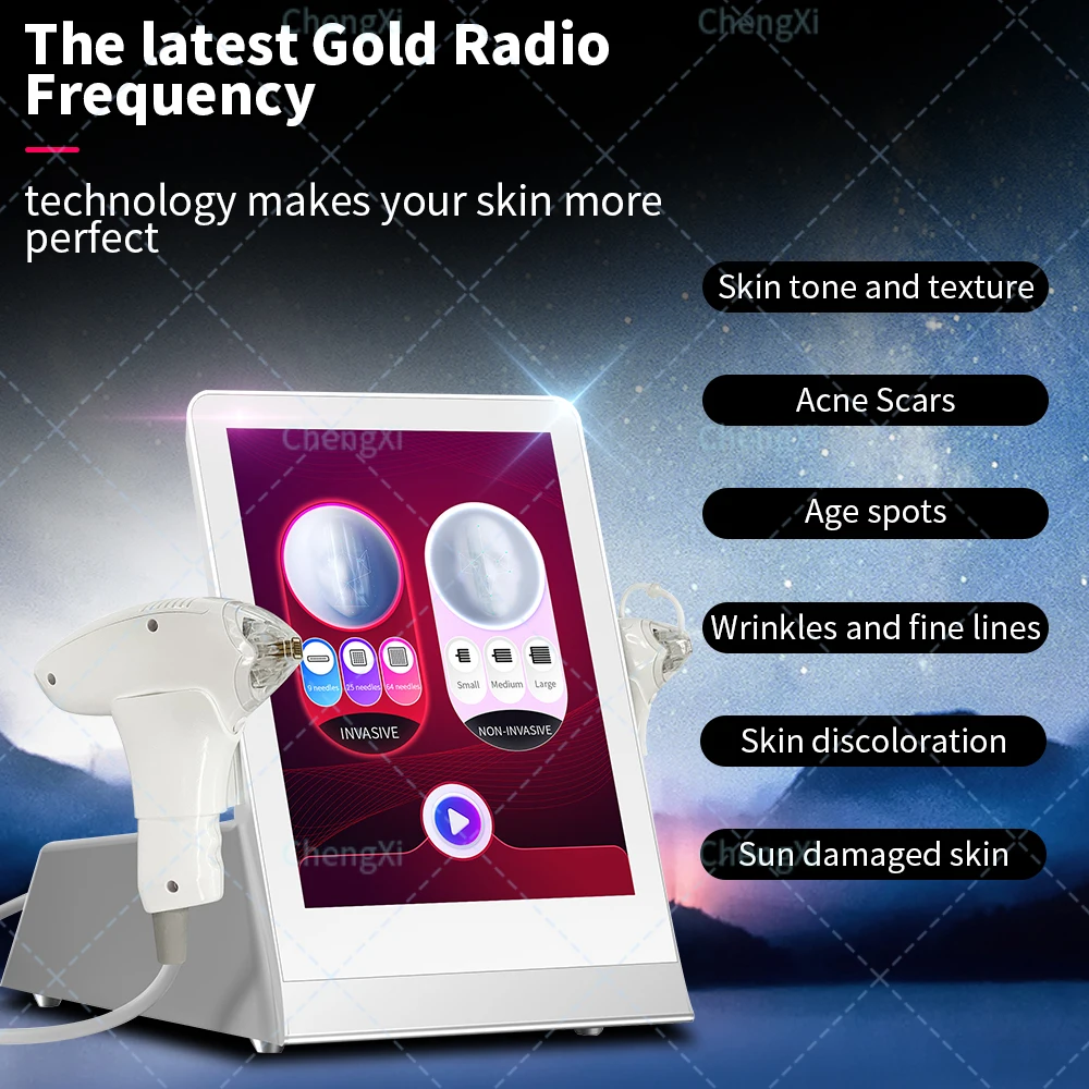 Радиочастотный косметический инструмент с микроиглами