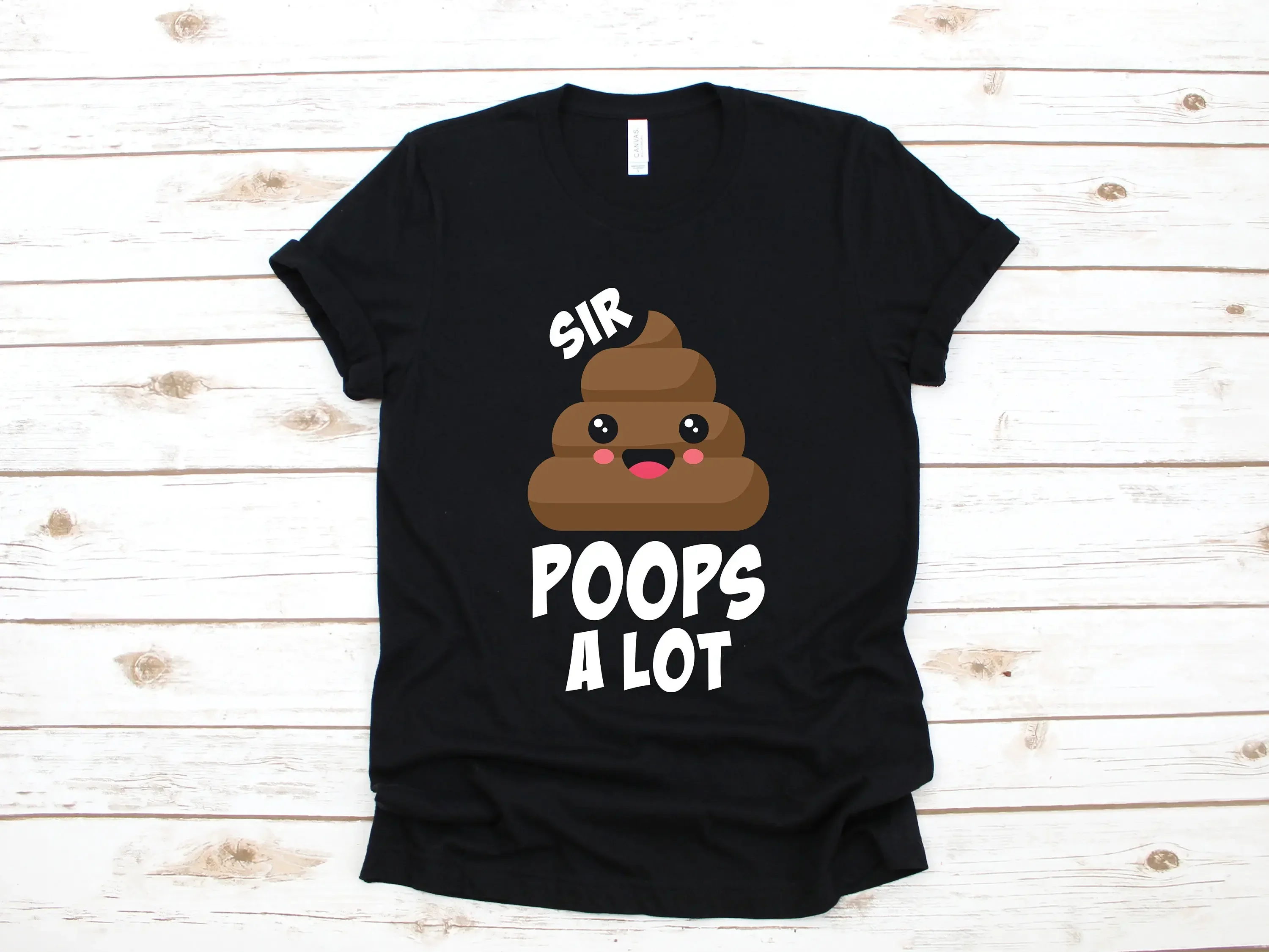 Sir Poops A LoT T Shirt Funny Poop Toilet Humor Poo SweaT Long Sleeve Cute Kids