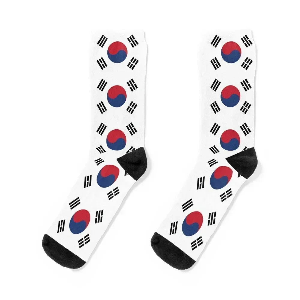 

Small south korean flag classic t-shirt Socks cartoon halloween tennis new in's Girl'S Socks Men's