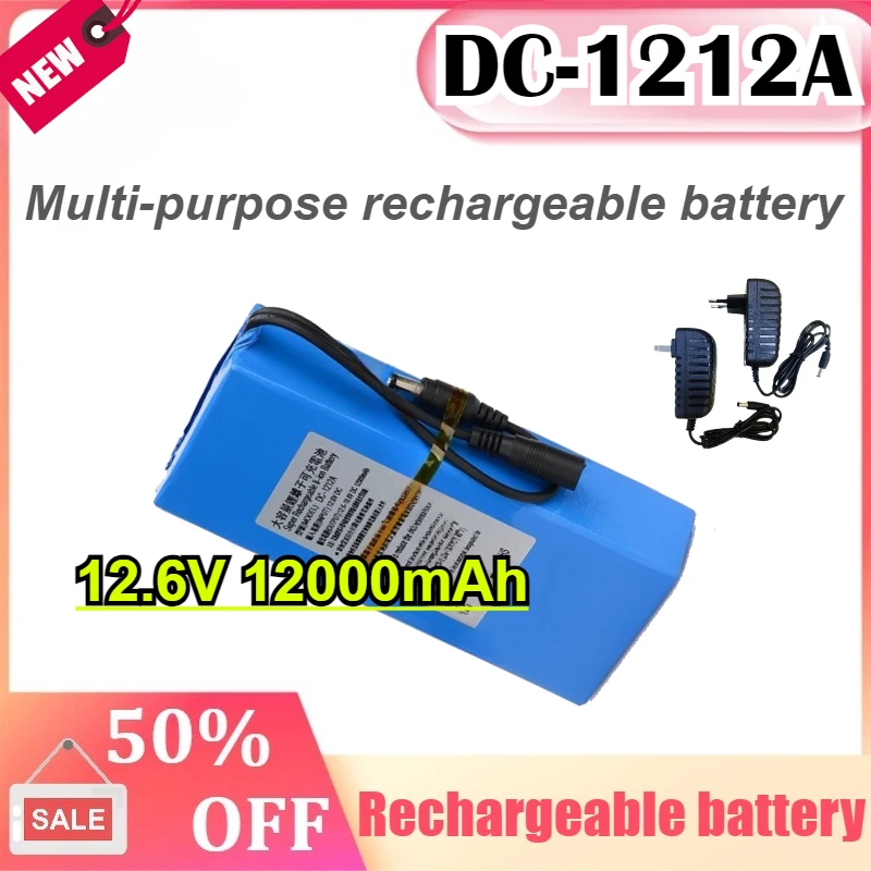 

12V Polymer Lithium Battery 20000mAh LED Solar Energy Storage Street Lamp Monitoring Motor Equipment Rechargeable Battery Pack