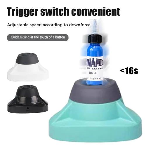 Mini mezclador Vortex de 10000RPM, mezclador de pigmento de tinta para tatuaje, mezclador de esmalte mezclado, mezclador de batido de remolino para suministros de tatuaje de esmalte de uñas