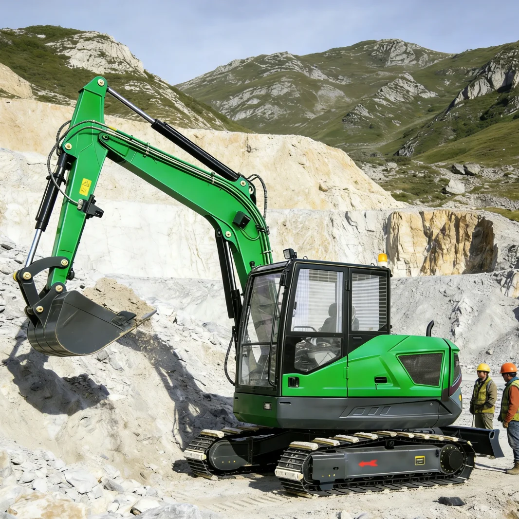 

Customized Mini Excavator Hydraulic Crawler Digger with Cabin & Thumb Grabber for Construction for Landscaping & Trenching Work