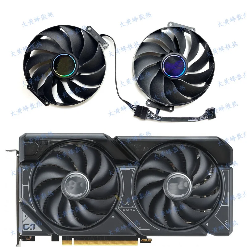 

Новый вентилятор для видеокарты ASUS RTX4060 RTX4060ti RTX4070 DUAL OC