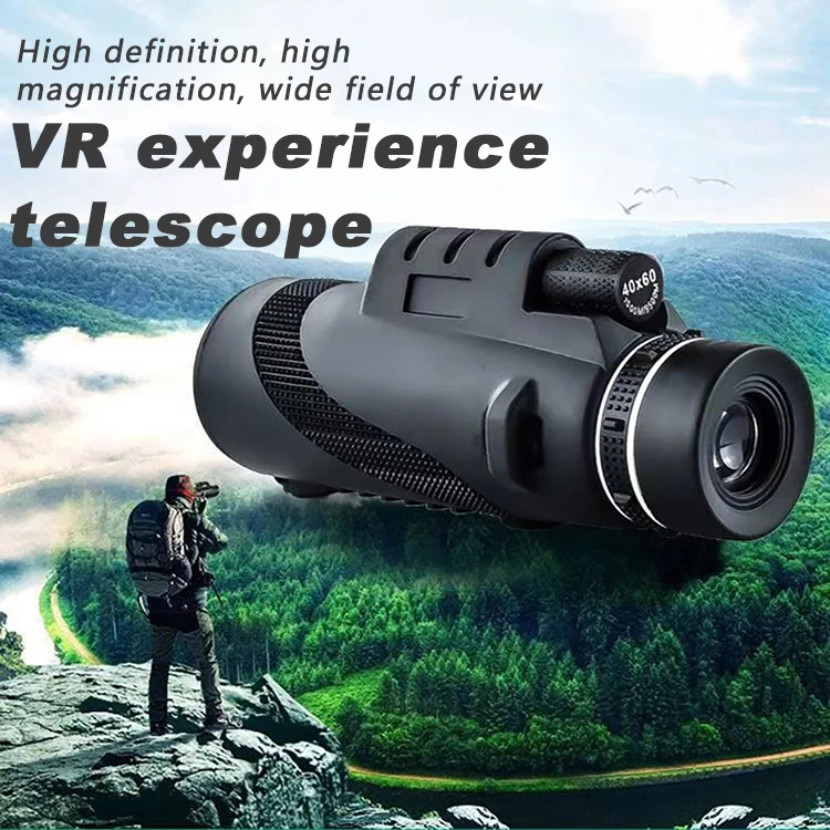 Telescópio Monocular Zoom de Longo Alcance Prisma Bak4 Tripé Clip 80×100 8000m Adequado para Caça Exterior Acampamento Vista Olímpica