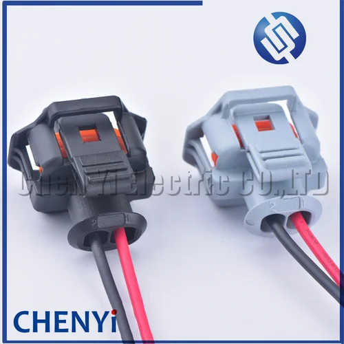 Imagen 2 del producto Conector de Sensor de cigüeñal de inyector Common Rail de combustible diésel, resistente al agua, enchufe de válvula de Control de cantidad de combustible, 2 pines 1928403874