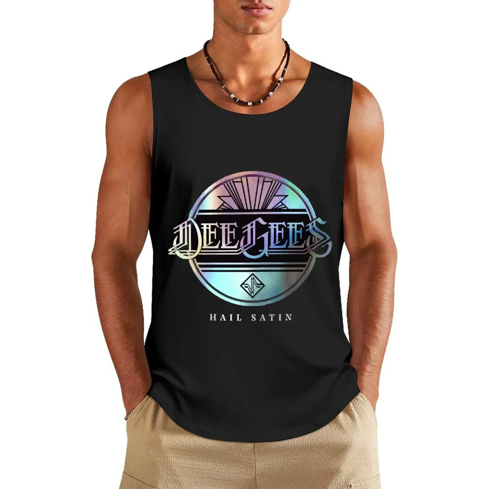 Hail Satin - Album Cover Tank Top sports vest Men's t shirt