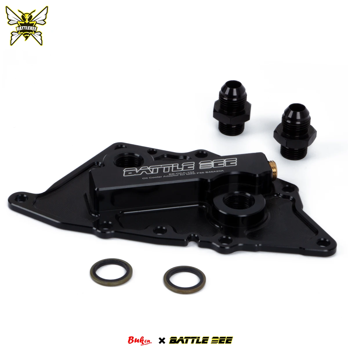 Oil Filter Sandwich Plate Adapter For BMW 1 3 Series MINI F56 B48A20A 2.0T B38A 1.2T 1.5T Engine Oil Cooler Connectors BB-OCA
