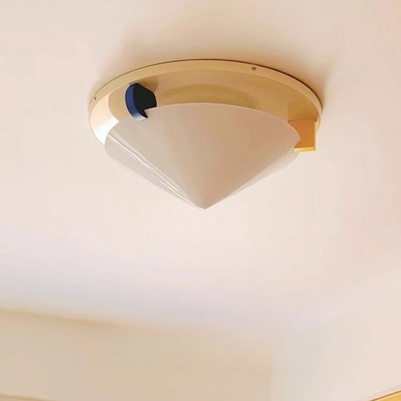 Medieval ceiling light cream wind cartoon color children's room bedroom light Bauhaus study light