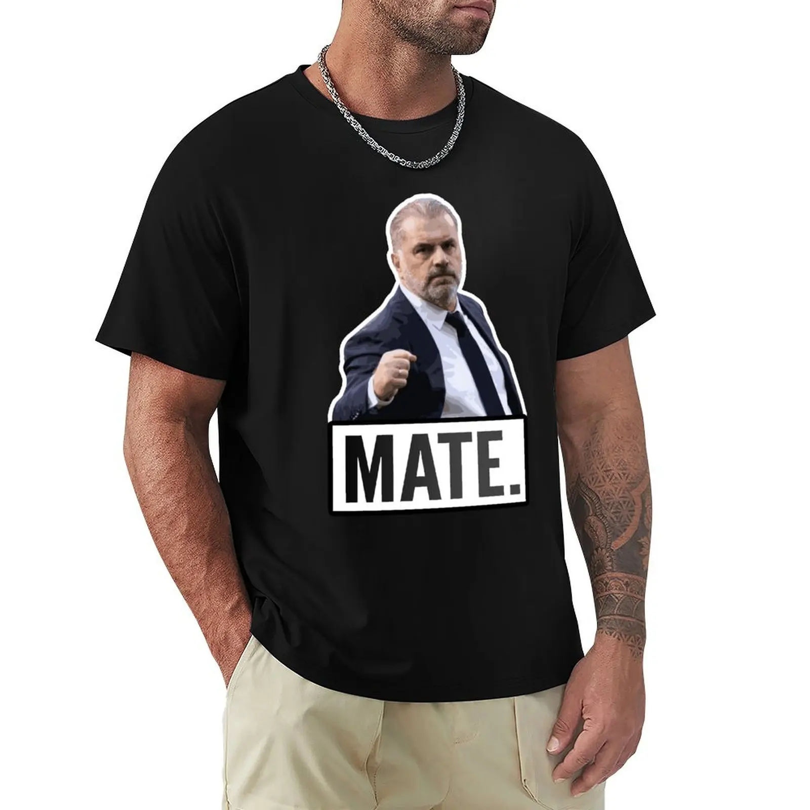 Ange Postecoglou Mate T-Shirt t shirts for man cotton T-Shirt