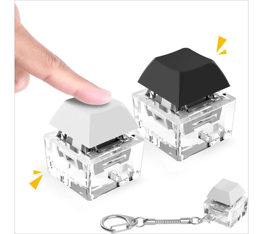 

Игрушки-антистресс для клавиатуры, брелок-антистресс для клавиатуры, игрушка-кликер Keyjcap, гаджет для снятия стресса с помощью пальцев