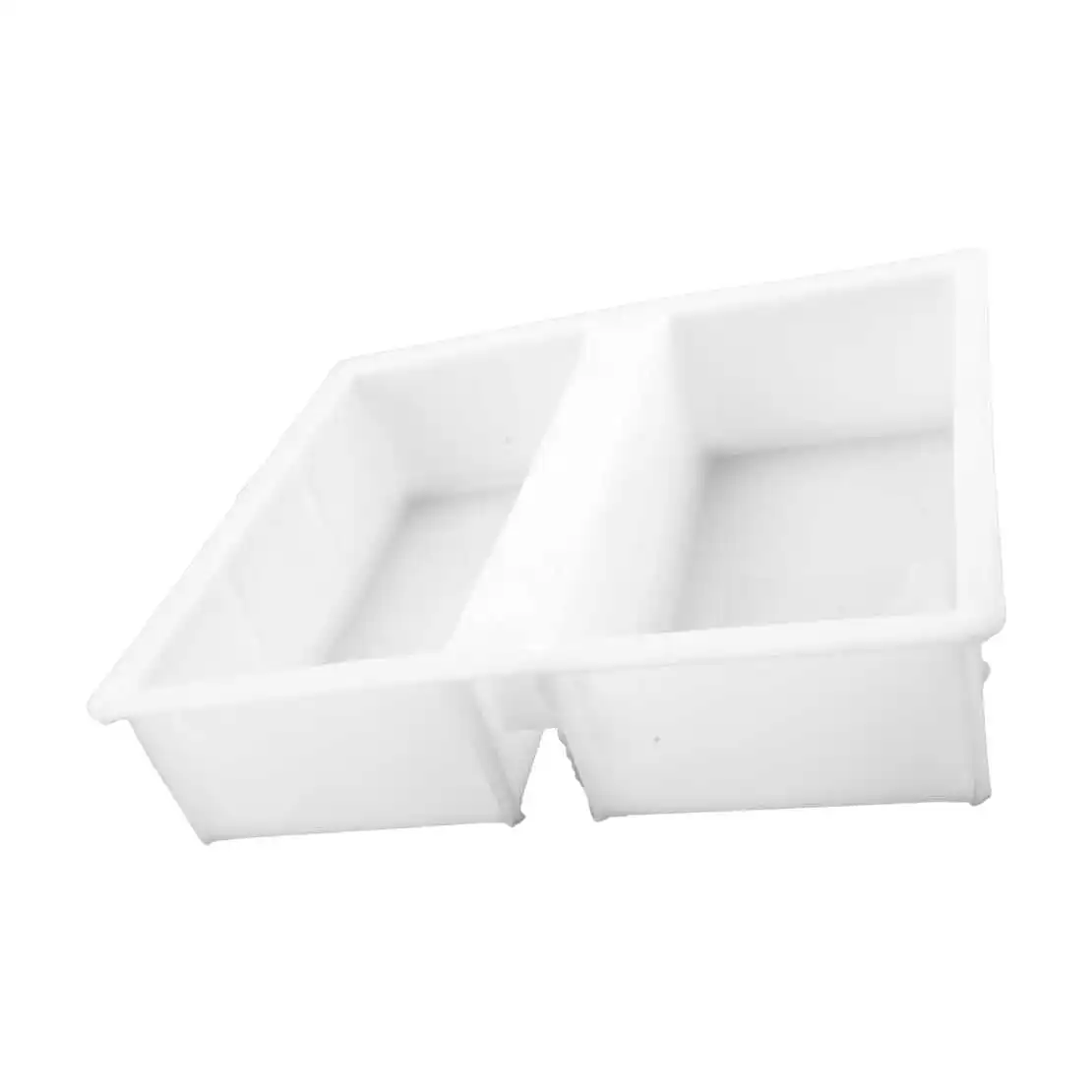 White PP Plastic DIY Brick Stone Mold Pavement Path Maker Mold Paving Cement Brick Garden Decor Mold view 3