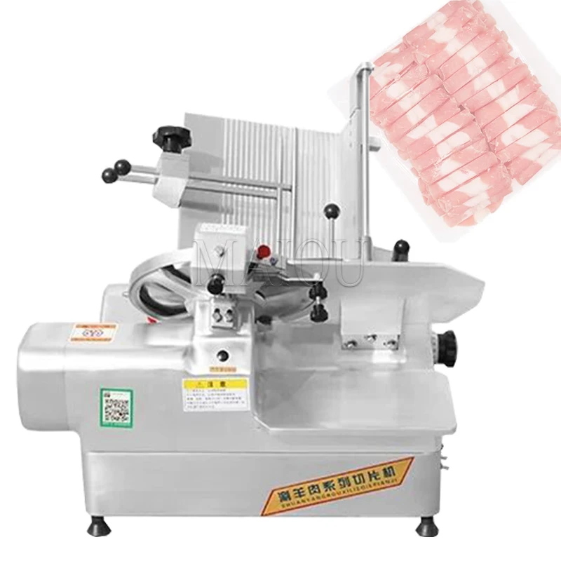 

110V Automatic Meat Cutting Machine Electric For Lamb Rolls Slicer Beef Cutting Manufacturer 220V