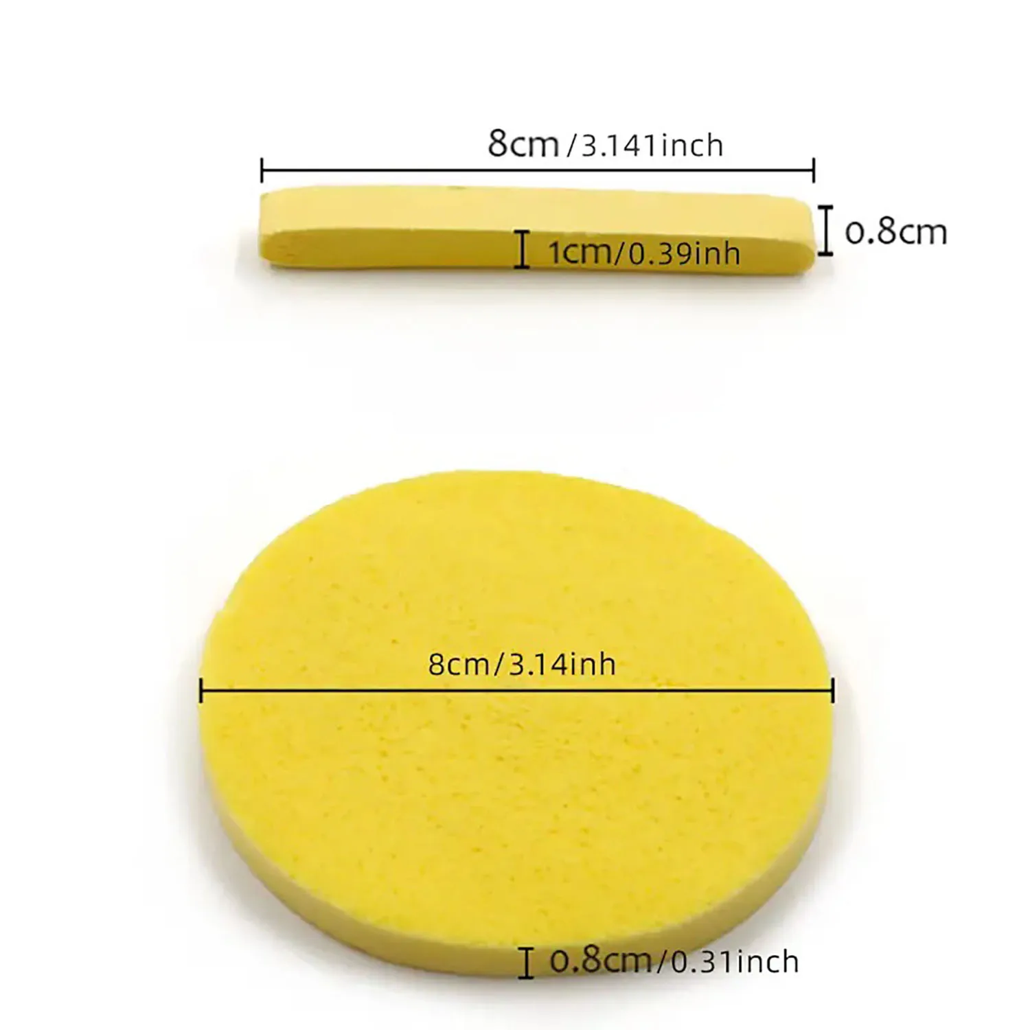 แผ่นพัฟเครื่องสำอางฟองน้ำขัดทำความสะอาดอัดแน่น12ชิ้น/เซ็ตแผ่นซักผ้าทำความสะอาดผิวหน้าเครื่องมือดูแลผิวลบเครื่องสำอาง