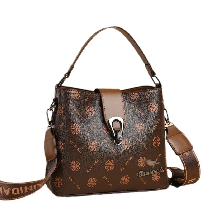 

Women's Bag High-end Fashion Versatile Hand-held Bucket Bag Women's Winter Trendy Single Shoulder Crossbody Bag