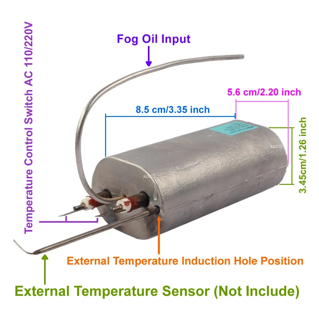 Fast Shipping 900W Show Stage Fogging Smoke Machine Heater Strip Disinfection Atomizador Water Fogger Atomizer Heating Core Pipe