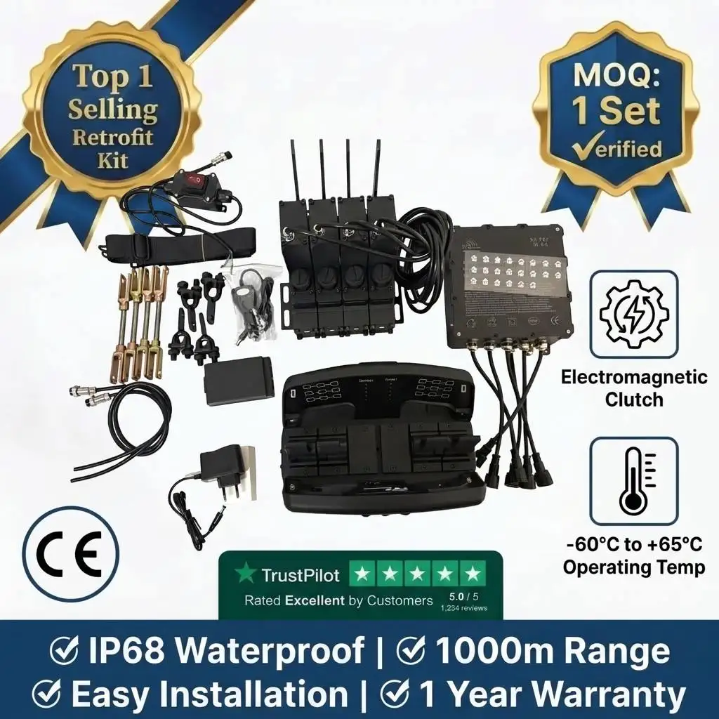 Universal 4-Channel Remote Servo Controller for Truck Cranes Radio Control System with f Frequency Remote Control F433