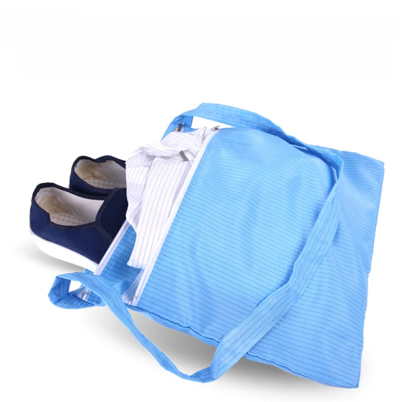 Anti-Static Dust-Free Suit Storage Bag Single Shoulder Double Layer Backpack for Cleanroom Use Protective Clothing Storage Bag