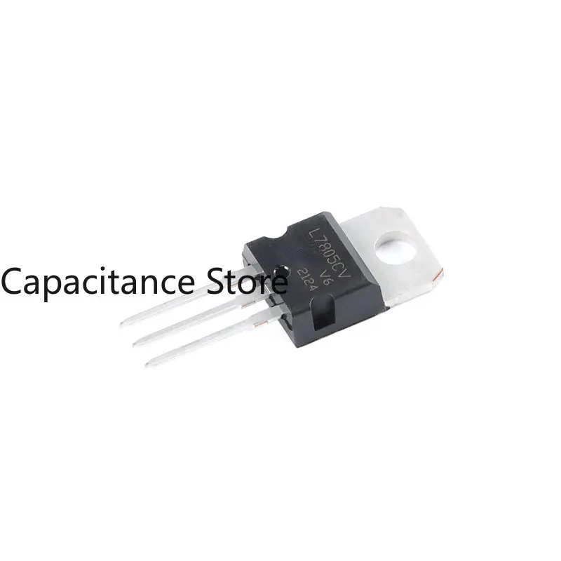 10PCS Original Genuine L7805CV TO-220 Output 5V/1.2A Linear Regulator Chip