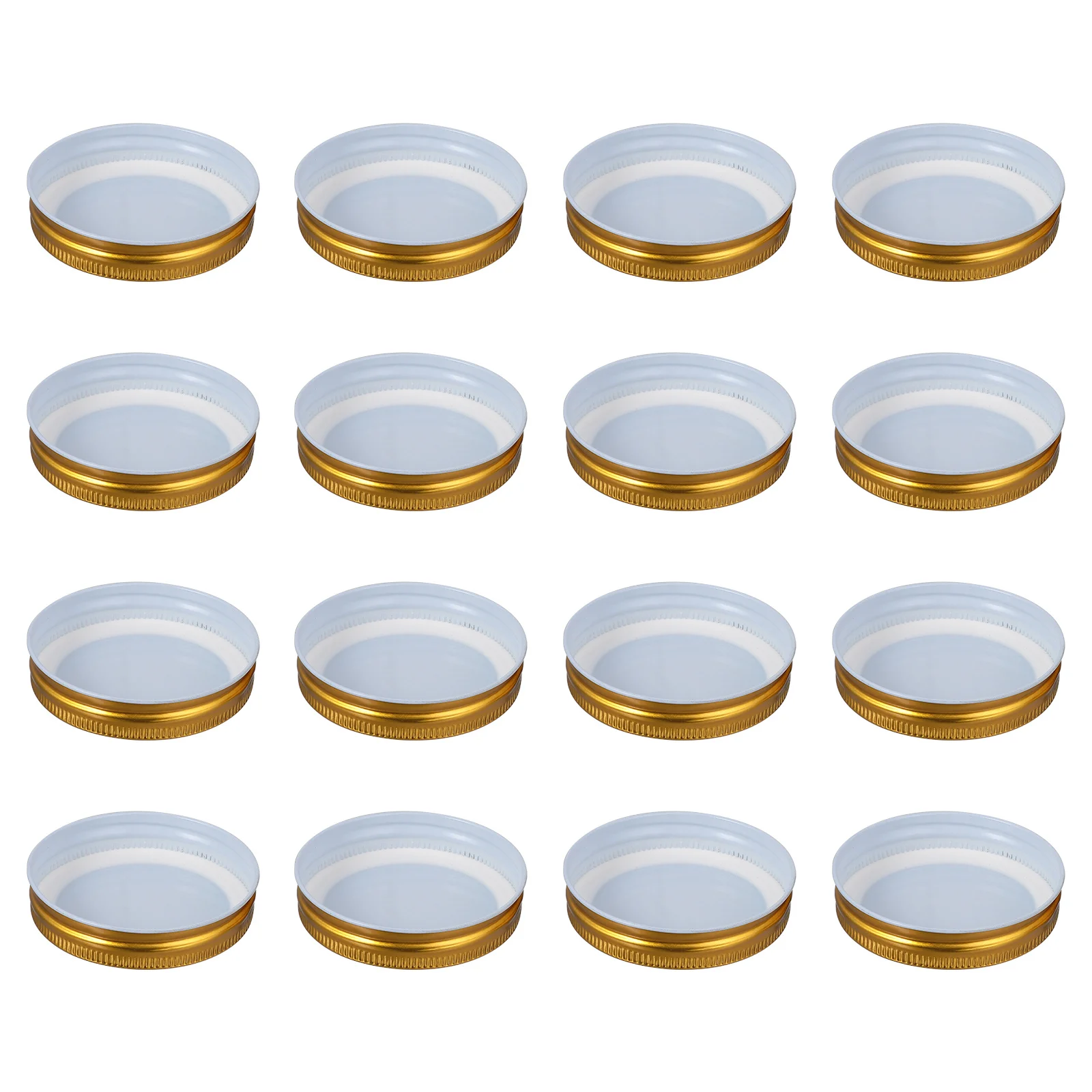 

16Pcs 70mm Premium Air Tight One-Piece Tinplate Mason Jar Lids Fresh Food Storage Jar Tinplate Lid Air Tight Lid
