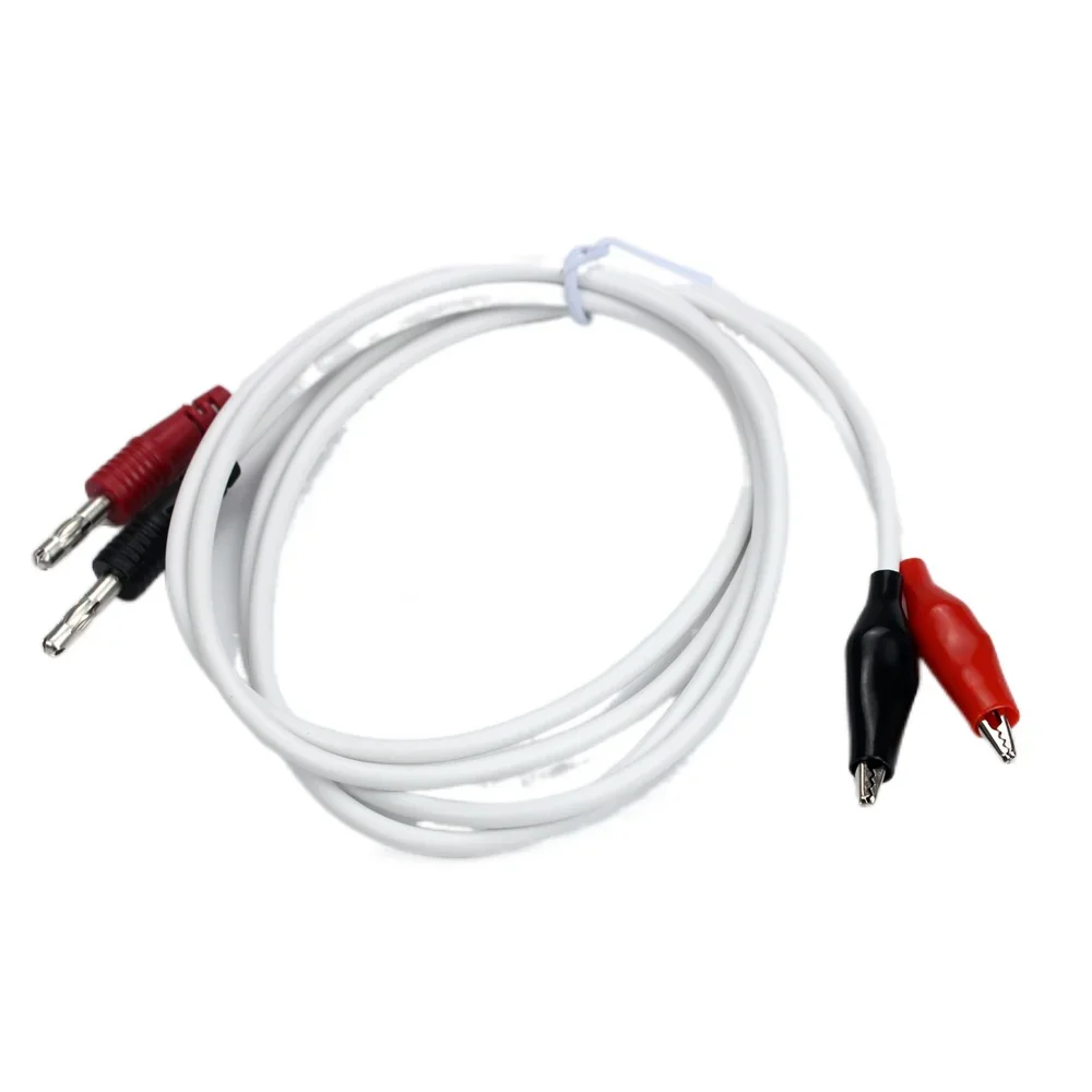 

10A Test Leads Line Banana Plugs To Crocodile Clamps Alligator Clips Test Lead Cable Wire For DC Power Supply Multimeter