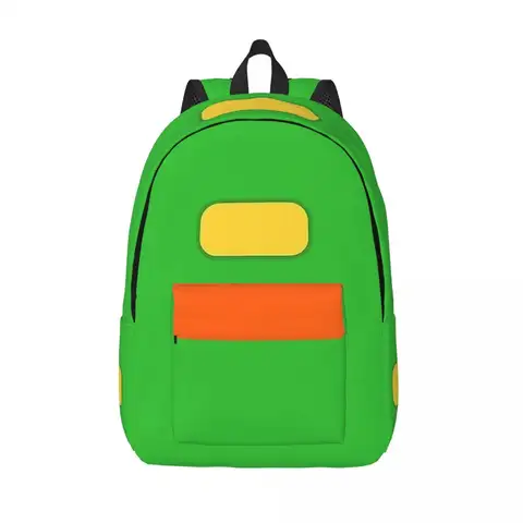십대를위한 만화 Ash Ketchum 학생 학교 Bookbag 캔버스 데이 팟 초등학교 고등학교 대학 여행 가방