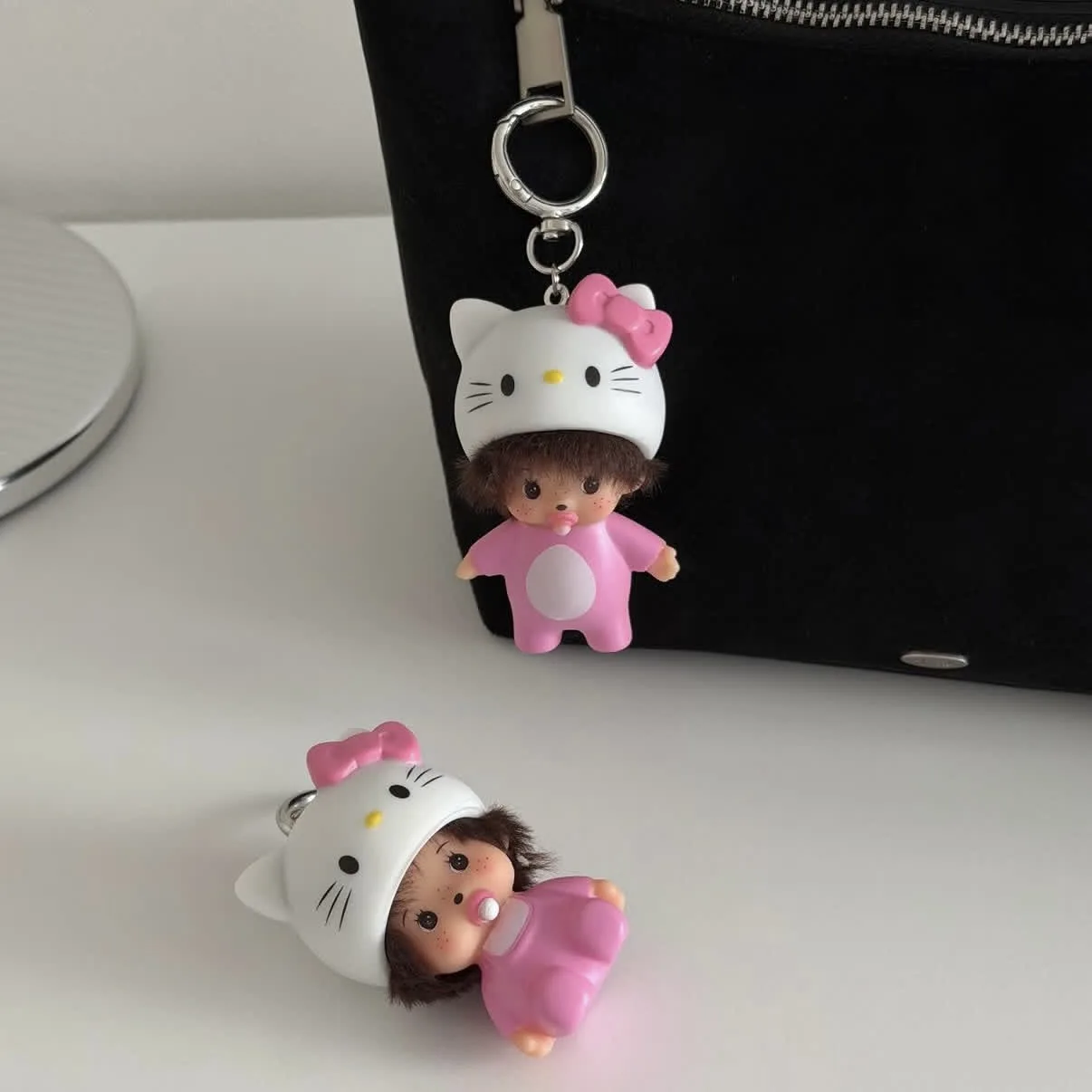 Monchhichi Sanrio Keychain Cute Cartoon Doll Gift
