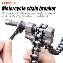 LEBYCLE Motorcycle Chain Breaker Link 420-530 Removal Splitter Tricycle Bicycle Chain Cutter Riveting Tool cycle Repair Tool