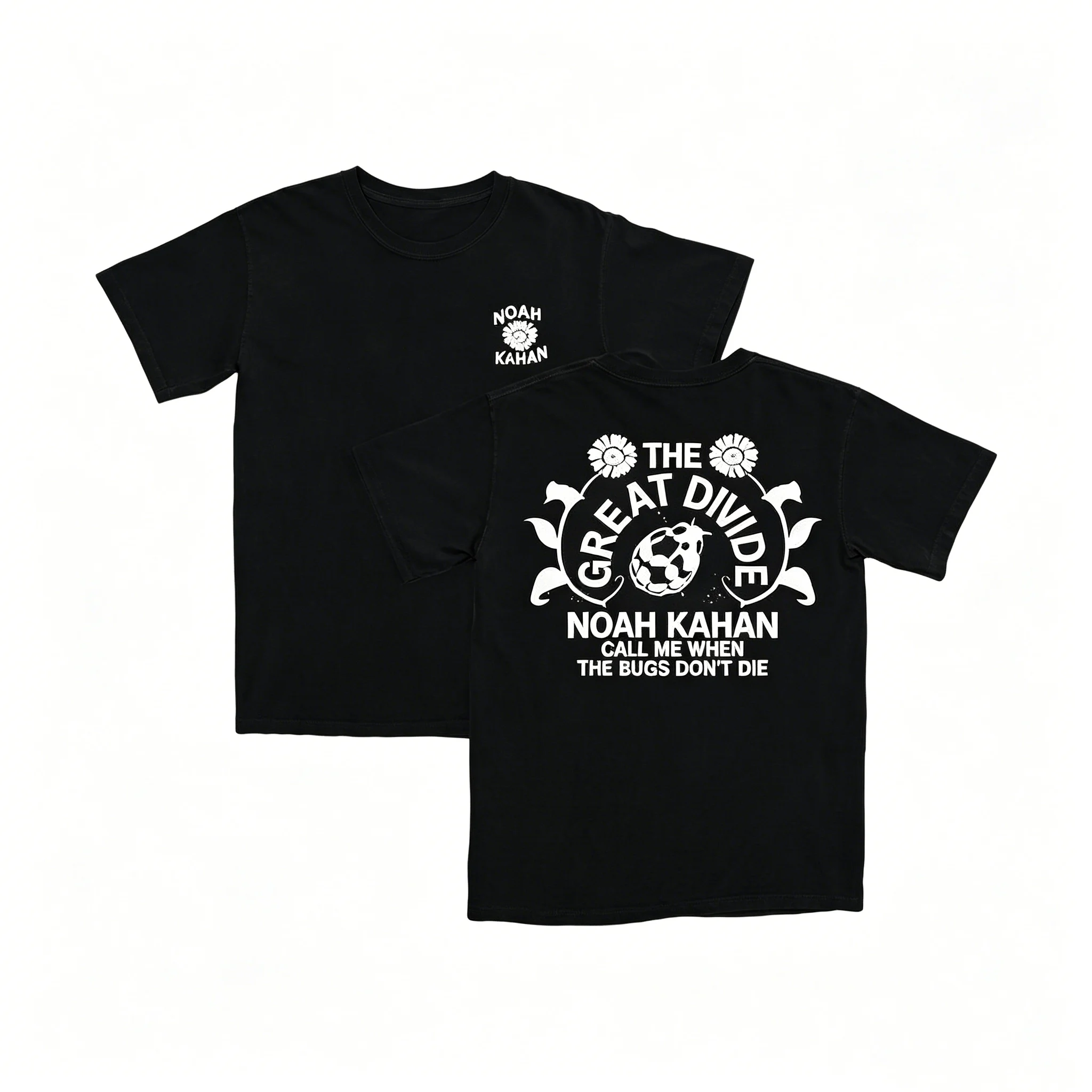 Noah Kahan The Great Divide Sunflower Graphic 2026 Men's Clothing Women's T-Shirt Y2k Popular Summer Cotton Short Sleeve T Shirt