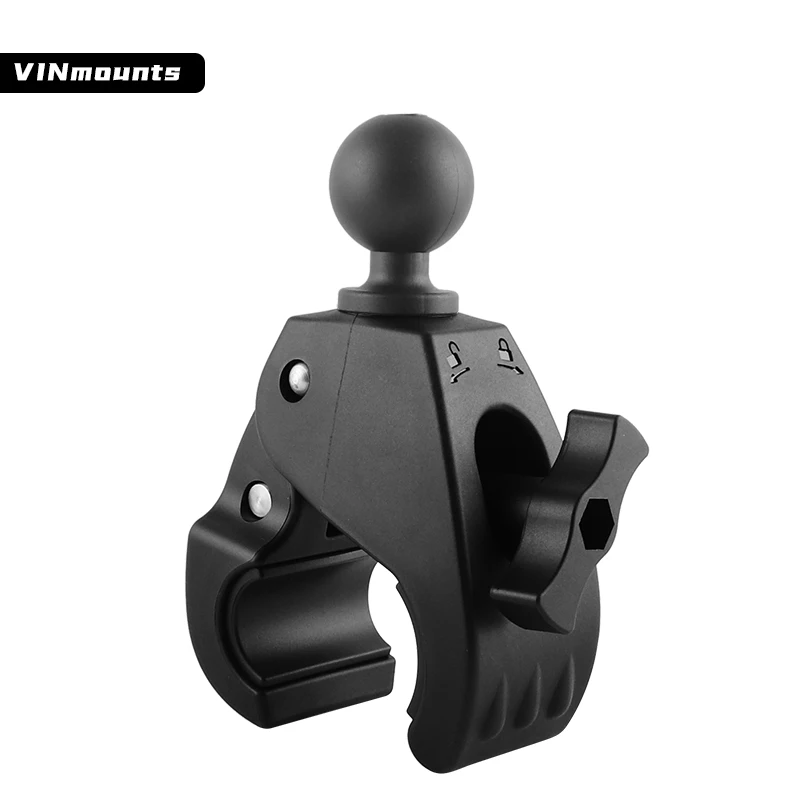 1.5in Big Pipe Clamp Base for 30-70mm Round/Square Tube C-Size Ball Mount,Anti-Theft Lock,for Boat RV VINmounts