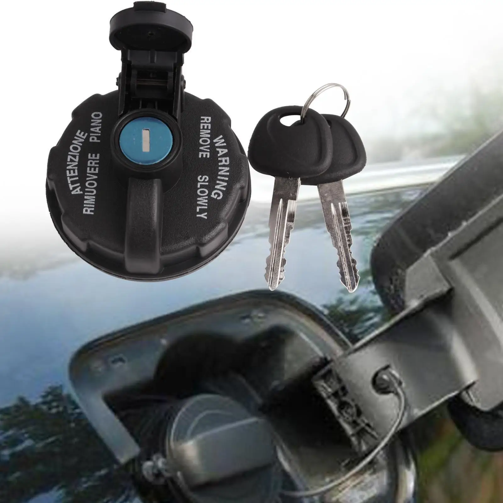310104EA10 Fuel Tank Cap with Keys Lockable Gas Cap for Kia Rio Sportage Soul Sorento Forte Optima Hyundai Elantra Accent Tucson