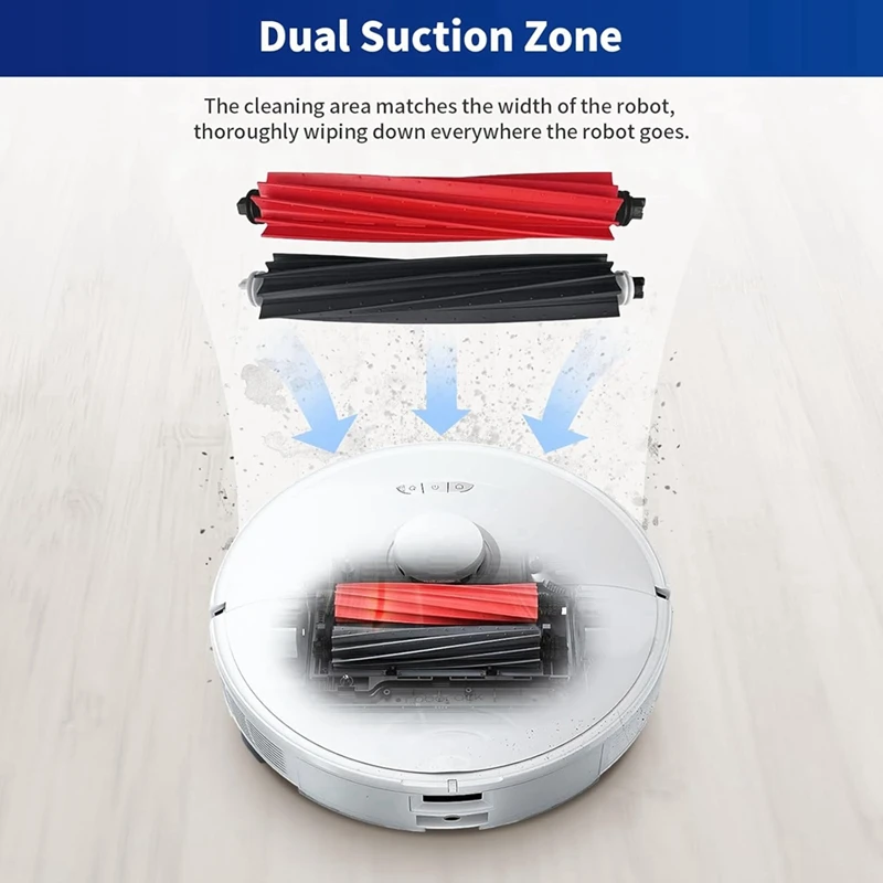 ABKR-Accessories Kit For Roborock S8+/S8 Pro Ultra Robot Vacuum Cleaners Replacement Parts Main Side Brush HEPA Filters