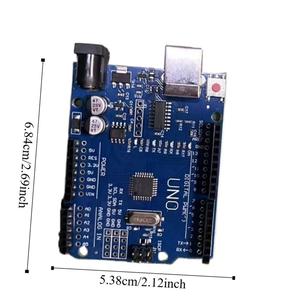 CH340G R3 Development Board ATMEGA328P USB Cable D1 R3 Wireless Module Arduno Compatible R3 Electronic PCB Board