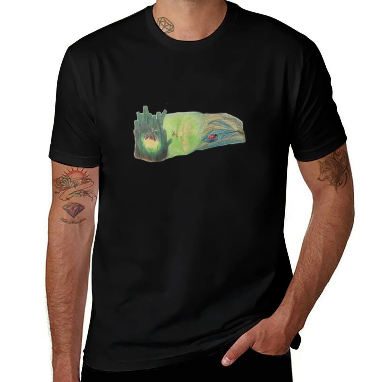 

Lightning bug, Lace wing, Lady beetle T-Shirt graphic t shirts for man man t shirt luxury T-Shirt