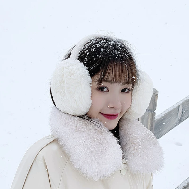 Cache-oreilles de dessin animé mignon à la mode, cache-oreilles épais et chauds, antigel d'hiver