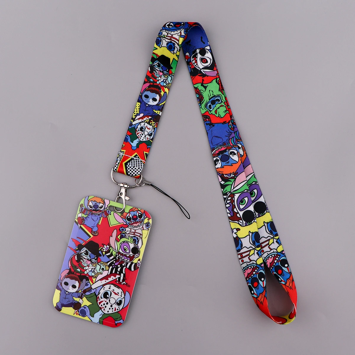 

Cartoon Stitch Neck Straps Lanyard Car Keychain ID Card Pass Gym Mobile Phone Key Ring Badge Holder Jewelry