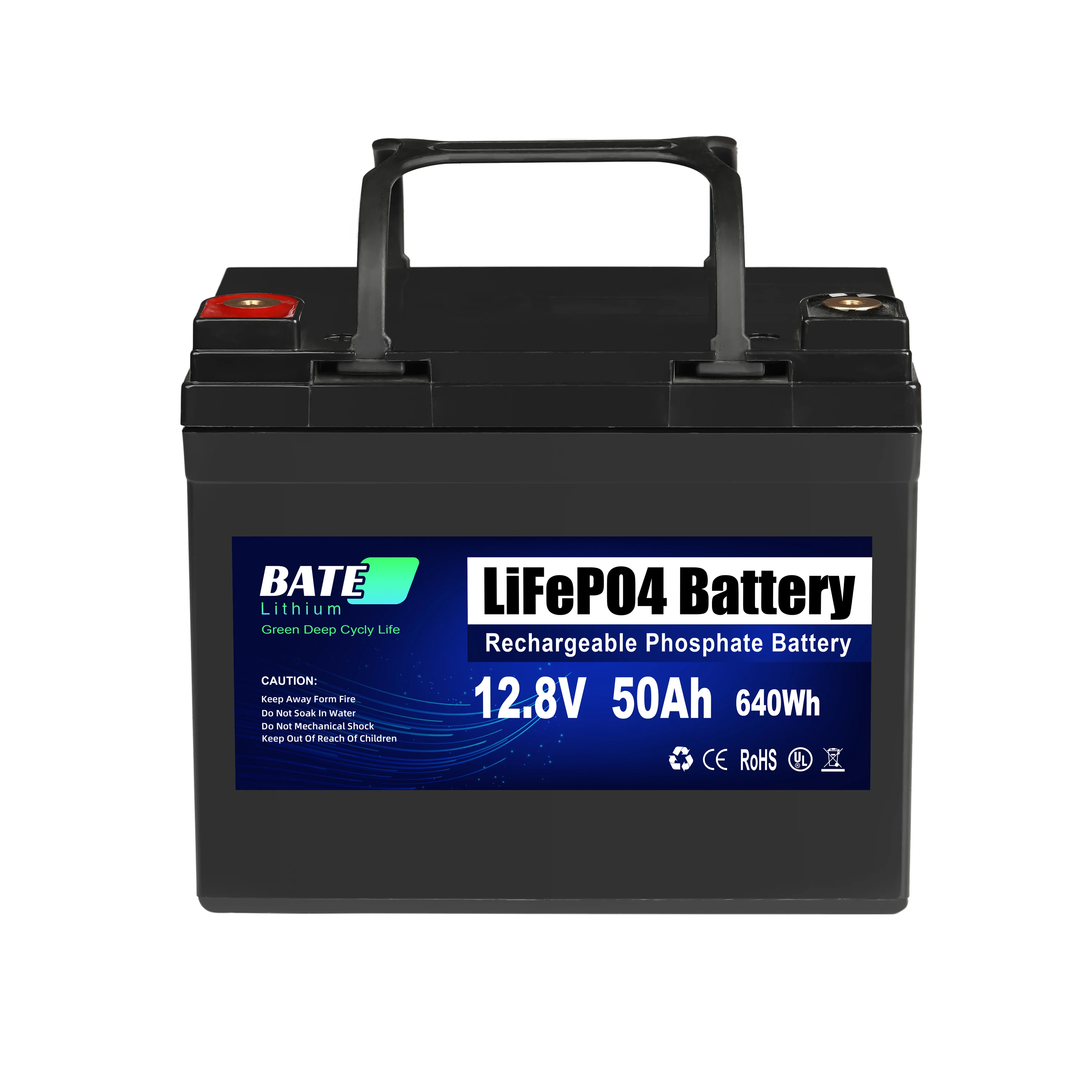 Hot Sale 12v 50ah Deep Cycle Battery Lithium Ion Phosphate Battery for Photovoltaic Energy Storage