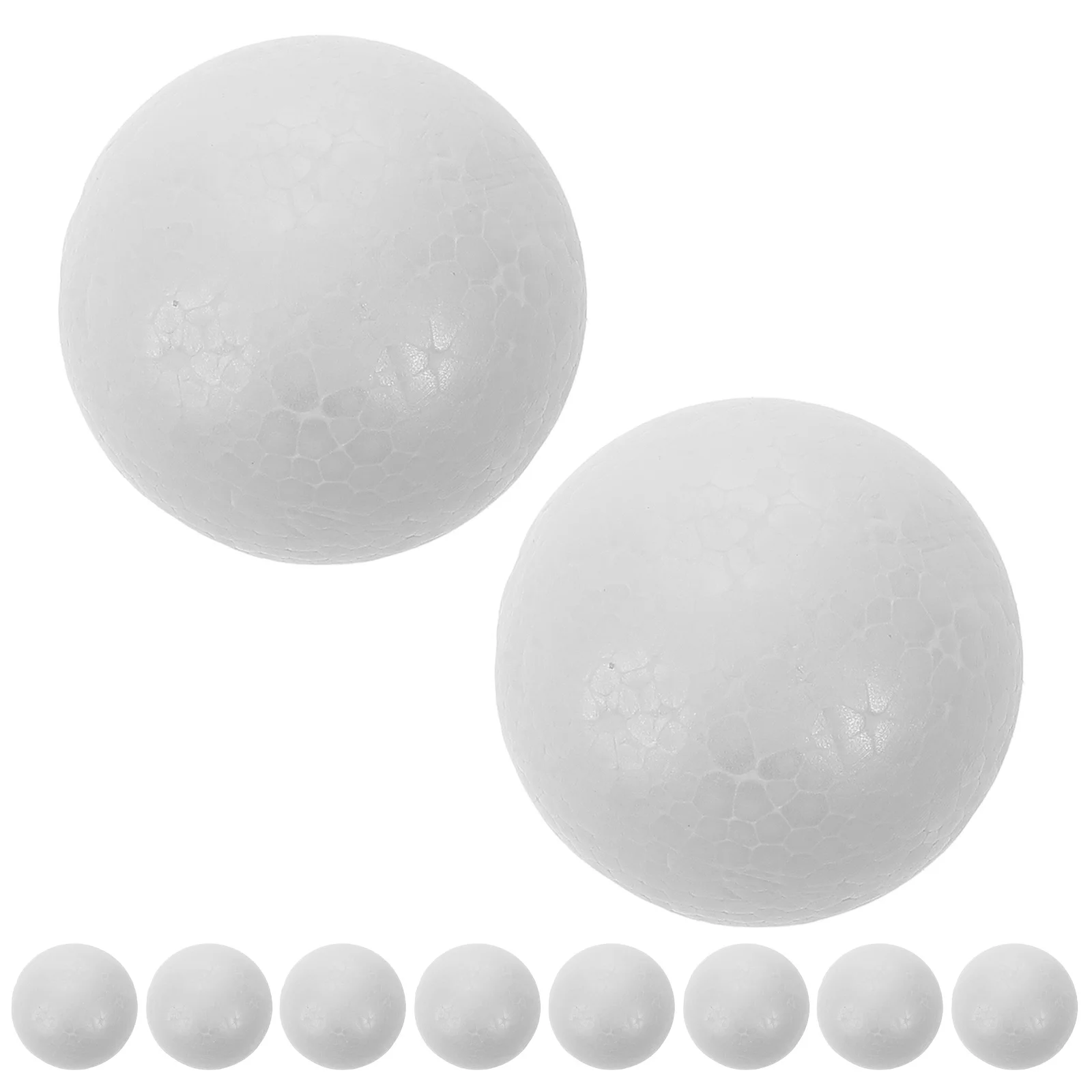 

10pcs 5Cm Foam Ball Christmas Craft Materials White Polystyrene Ornaments For Diy Party Decorations Kids Handmade Modelling