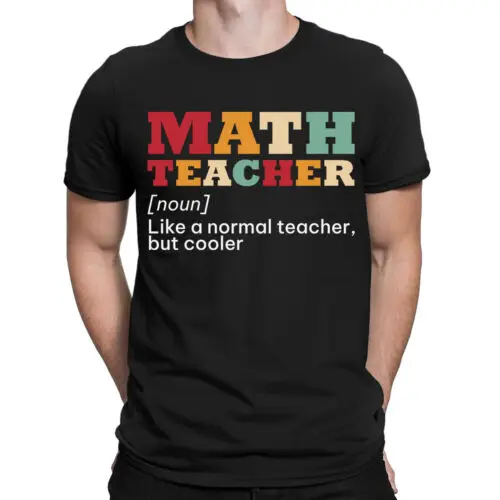 

Cool Math Teacher Defination Funny Maths Lover Gift Novelty Mens T-Shirts #NED