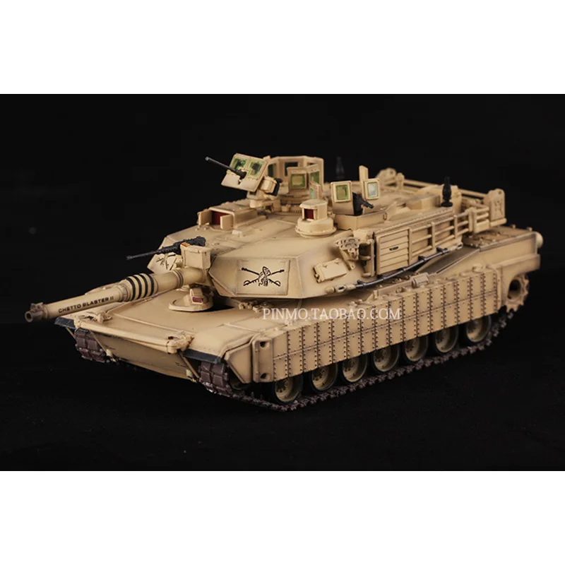 1:72 Scale Diecast Alloy M1A2 TUSK2 M1 Main Battle Tank Chariot Model Militarized Combat Track Type Classic Gift Souvenir Static