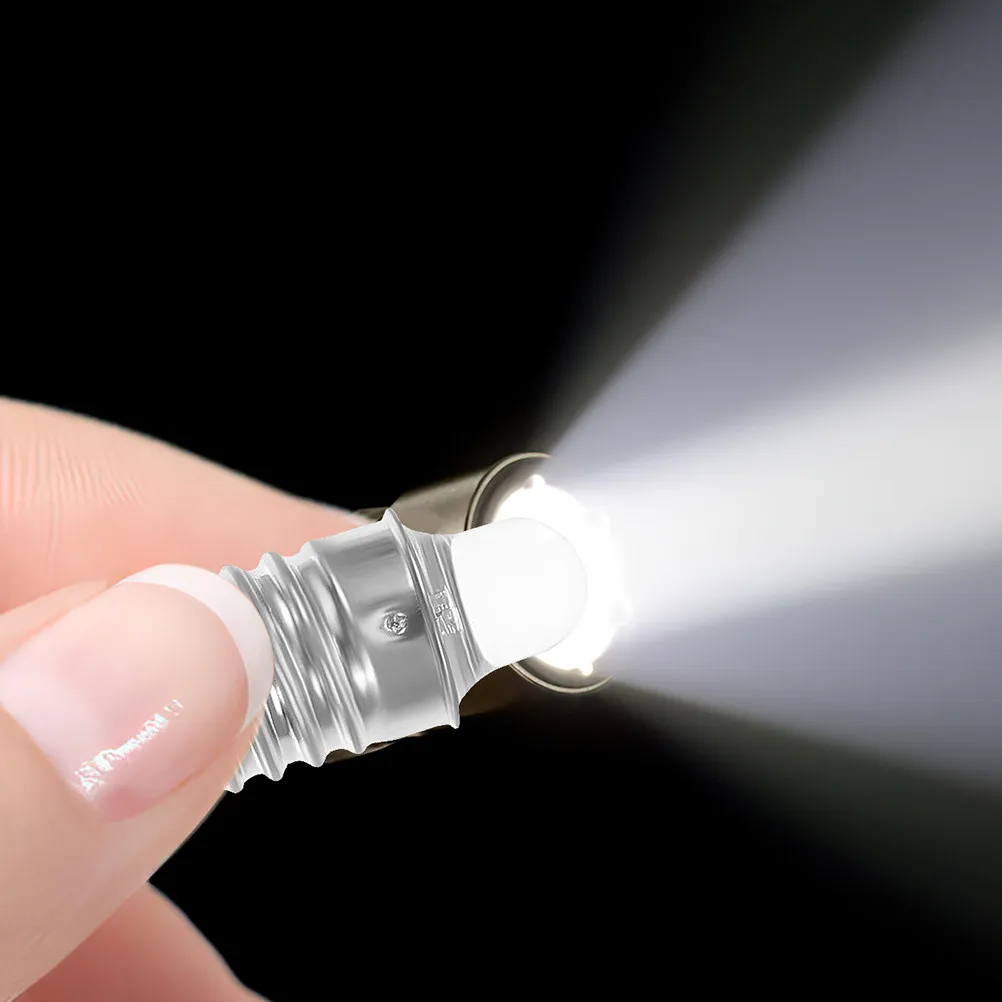 

4 шт. миниатюрных светодиодных ламп-прожекторов для фонарей, компактные, с винтовым цоколем, низкое энергопотребление, сфокусированный луч, для кемпинга на открытом воздухе