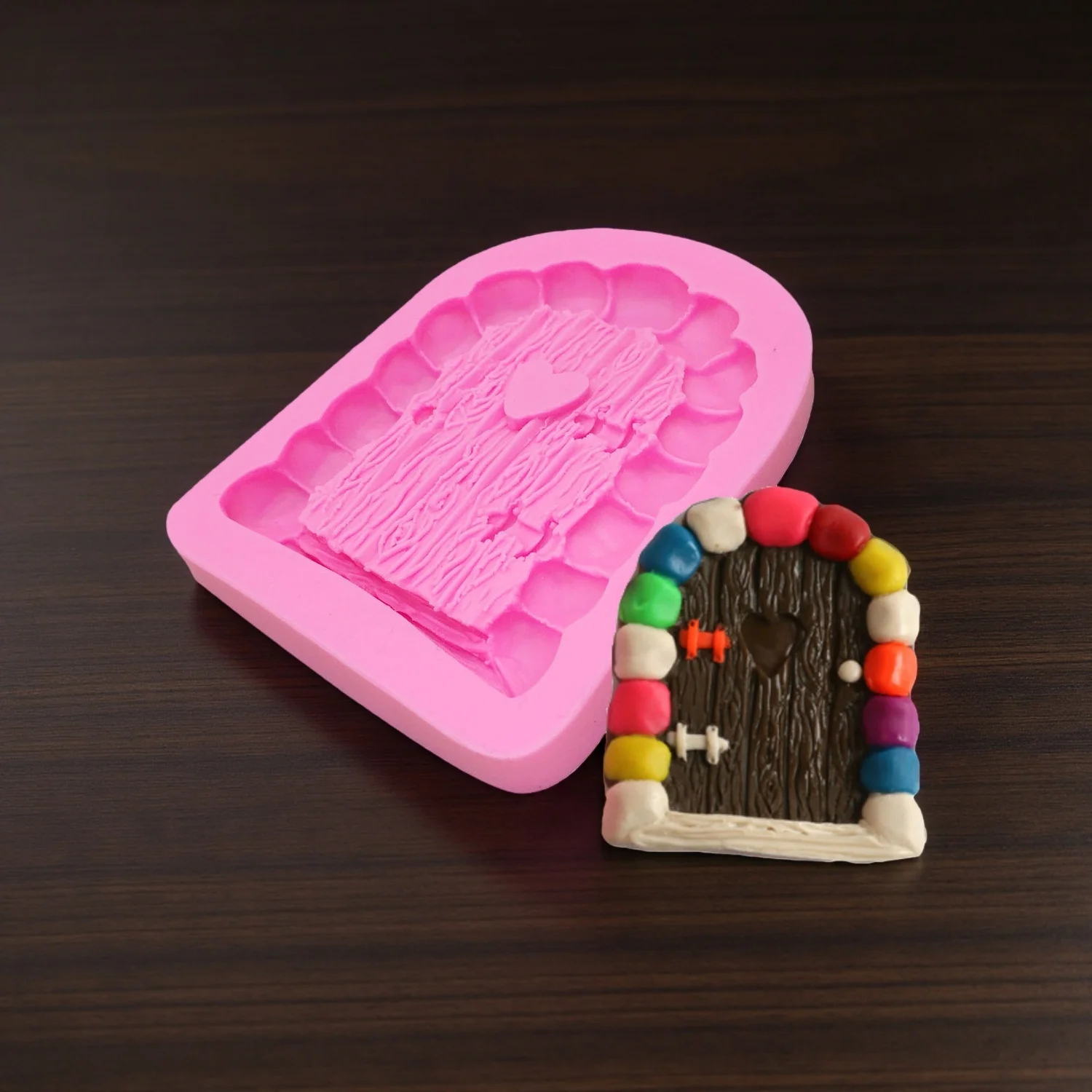 

Силиконовая форма для замка в европейском стиле, строительные двери, окна, форма для торта, шоколада, замок, смола, гипсовая форма