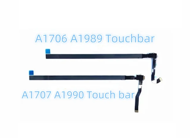 Oryginalny panel dotykowy A1989 A1706 A1990 A1707 Touchbar do MacBook Pro Retina 13 "15" Touchbar z kablem 2016 2017 2018 2019 rok