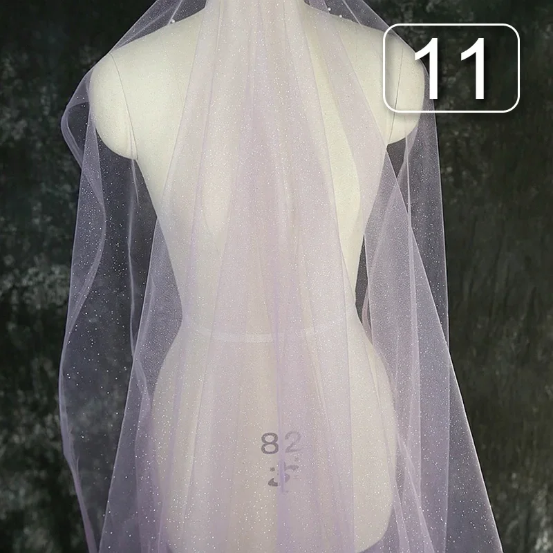 1m Fine Powder Shiny Tulle Fabric Spray Gold and Silver Fine Powder Mesh Fabric DIY Veil Wedding Background Decoration Cloth