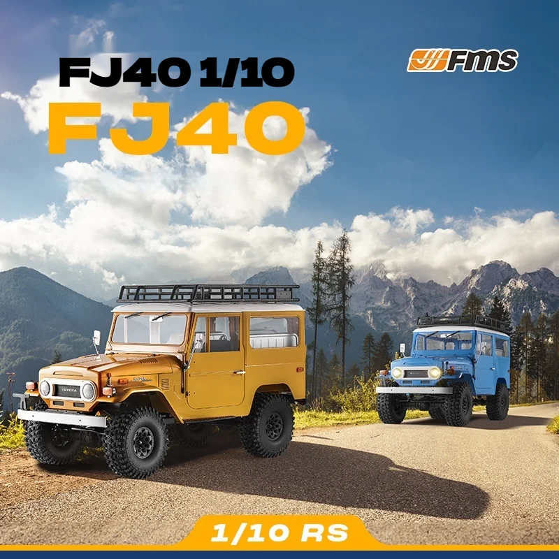 

Fms Fj40 1/10 Scale Rc Crawler Off-Road Land Cruiser Boys Remote Control Toy Realistic Simulation Four-Wheel Drive Vehicle