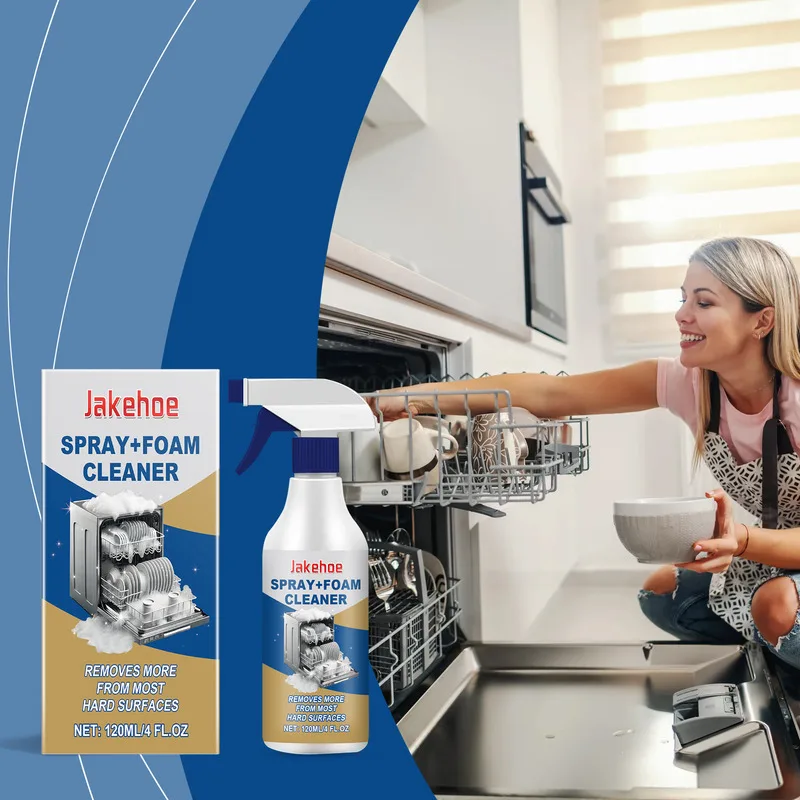 

Foam Cleaner Dishwasher Detergent Multi Effect Cleaning Stains Oil Removes Tough Grease Dishwasher Maintenance