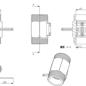 Wasserflusssensorschalter, industrielle Kontrolle, zirkulierende Flüssigkeit, DN20, G3, 4 12 Hauptverkaufsmesserflussflüssigkeit - №2